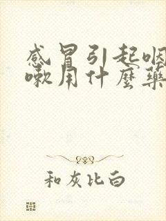 感冒引起咽炎咳嗽用什么药好封面