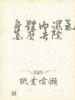 身体内湿气太重怎么去除