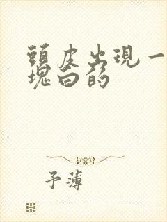 头皮出现一块一块白的封面