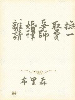 离婚争取抚养权请律师费一般是多少钱