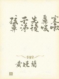 孩子先鼻塞流清鼻涕后咳嗽的原因