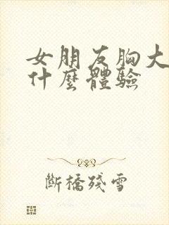 女朋友胸大是种什么体验