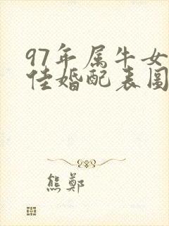 97年属牛女最佳婚配表图