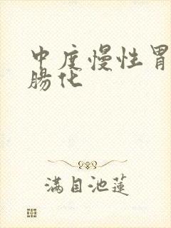 中度慢性胃炎伴肠化