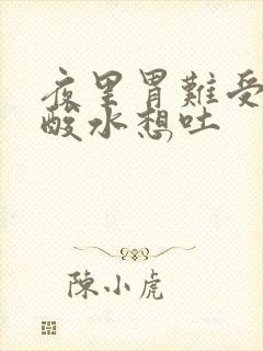 夜里胃难受胃冒酸水想吐