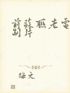 前苏联老电影译制片