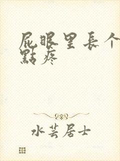 屁眼里长个包有点疼