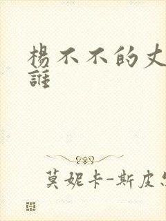 杨不不的丈夫是谁