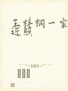 王梓桐一家三口近照