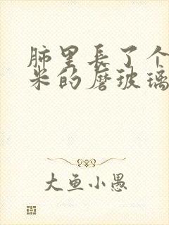 肺里长了个3毫米的磨玻璃结节