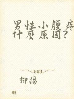 男性小腹疼痛是什么原因?