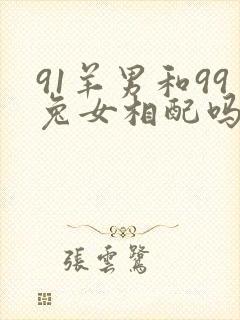 91羊男和99兔女相配吗