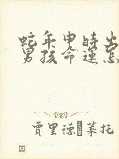 蛇年申时出生的男孩命运怎么样封面