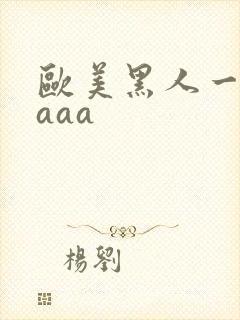 欧美黑人一级片aaa