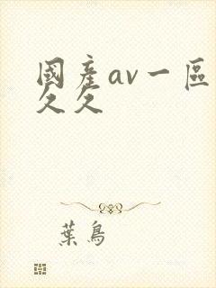 国产av一区久久久