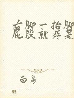 右脚一抬脚右边屁股就疼是怎么回事