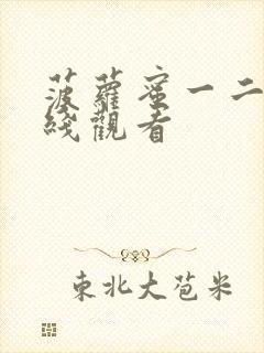 菠萝蜜一二区在线观看封面