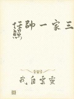 任帅一家三口近照