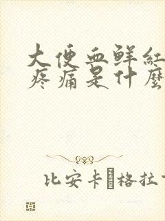 大便血鲜红色无疼痛是什么原因