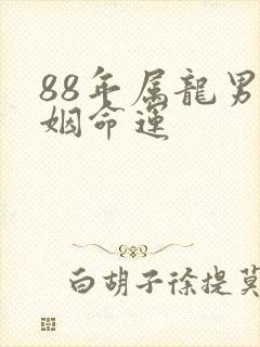 88年属龙男婚姻命运
