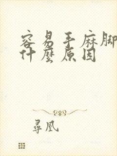 容易手麻脚麻是什么原因