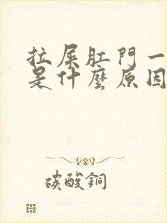 拉屎肛门一直疼是什么原因封面