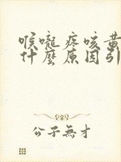 喉咙疼咳黄痰是什么原因引起的封面