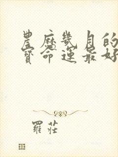 农历几月的兔宝宝命运最好