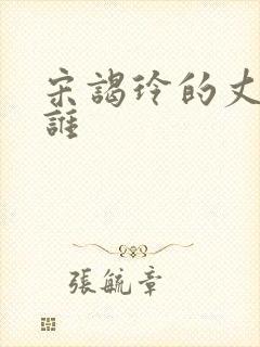 宋谒玲的丈夫是谁封面