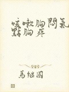 咳嗽胸闷气短有点胸疼