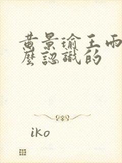 黄景瑜王雨馨怎么认识的封面