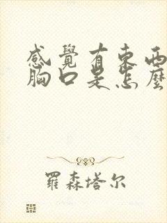 感觉有东西堵在胸口是怎么回事