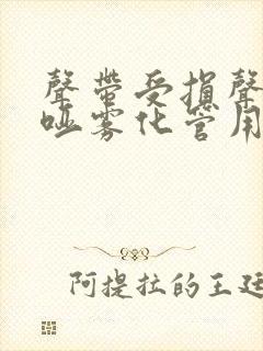 声带受损声音嘶哑雾化管用吗?