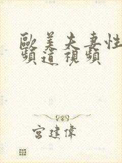 欧美夫妻性生活频道视频