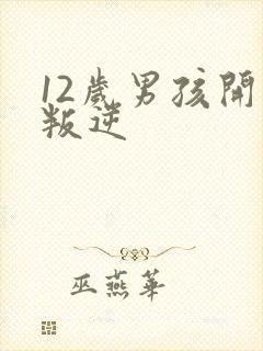 12岁男孩开始叛逆