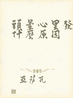 头晕心里发慌是什么原因