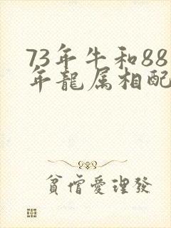 73年牛和88年龙属相配婚姻如何