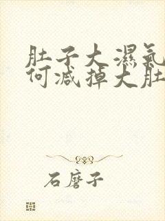 肚子大湿气重如何减掉大肚腩