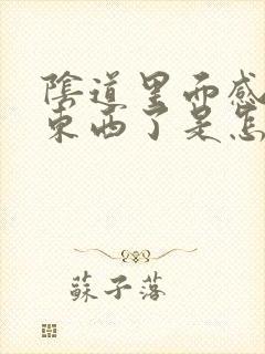 阴道里面感觉长东西了是怎么回事封面