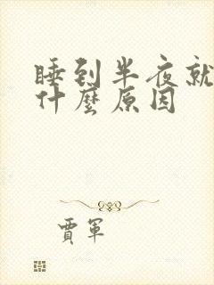 睡到半夜就醒是什么原因