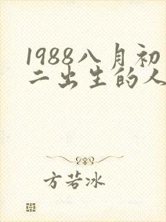 1988八月初二出生的人命运封面
