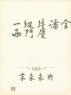 一级片潘金莲和西门庆封面