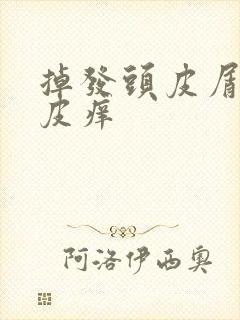 掉发头皮屑多头皮痒