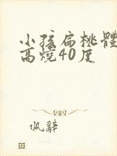 小孩扁桃体发炎高烧40度