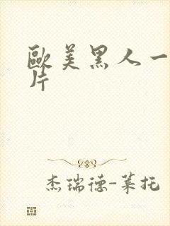 欧美黑人一级淫片封面