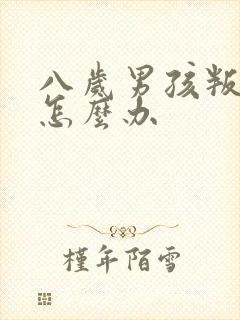 八岁男孩叛逆期怎么办封面