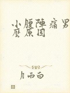 小腹阵痛男性什么原因