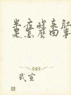 半夜醒来肚子胀是怎么回事