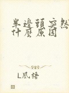 半边头突然痛是什么原因