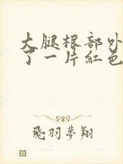 大腿根部外侧长了一片红色凸起的疙瘩